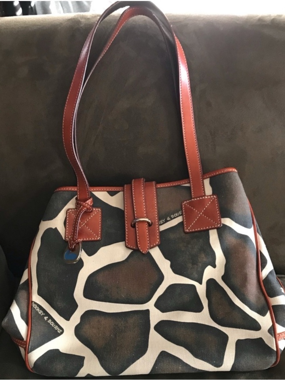 Dooney & Bourke Brown Giraffe Bag